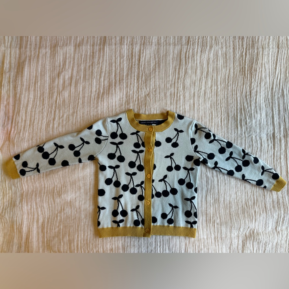 French Connection Black and Yellow Knitwear
